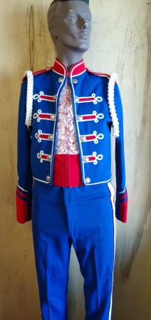 25+/- Red, White and Blue Marching Band Uniforms for Rent