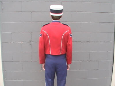 Marchinglinks Red Marching Band Uniform for Rent  Marching band uniforms, Band  uniforms, Marching band