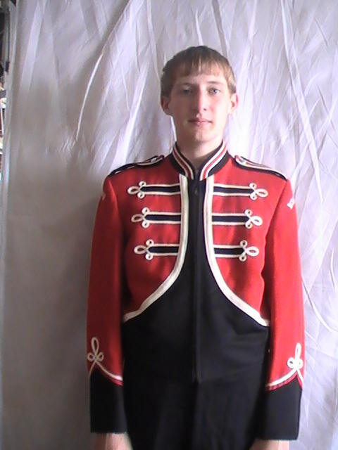 Marchinglinks Red Marching Band Uniform for Rent  Marching band uniforms, Band  uniforms, Marching band