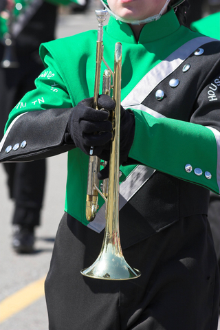 Green Used Marching Band Uniform