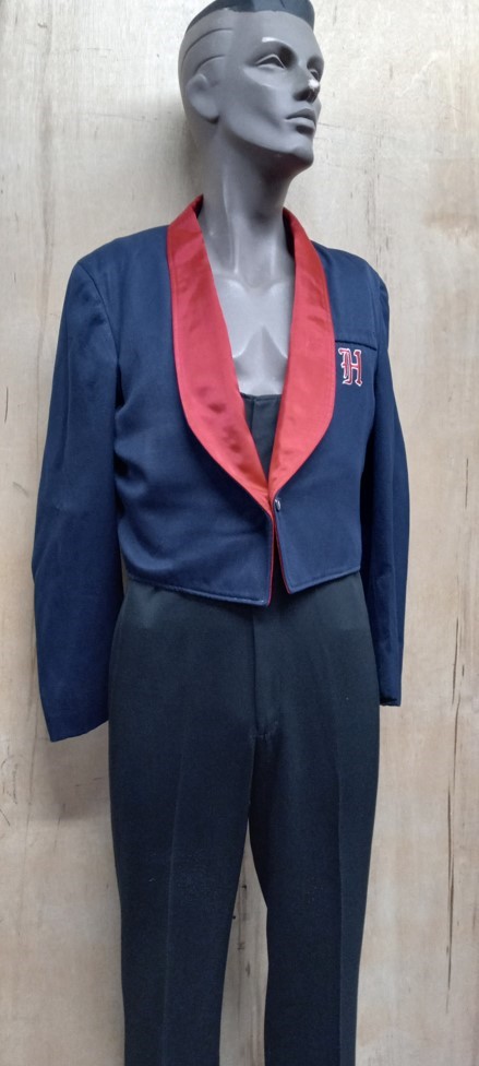 Navy and Red Concert Band jackets with tails