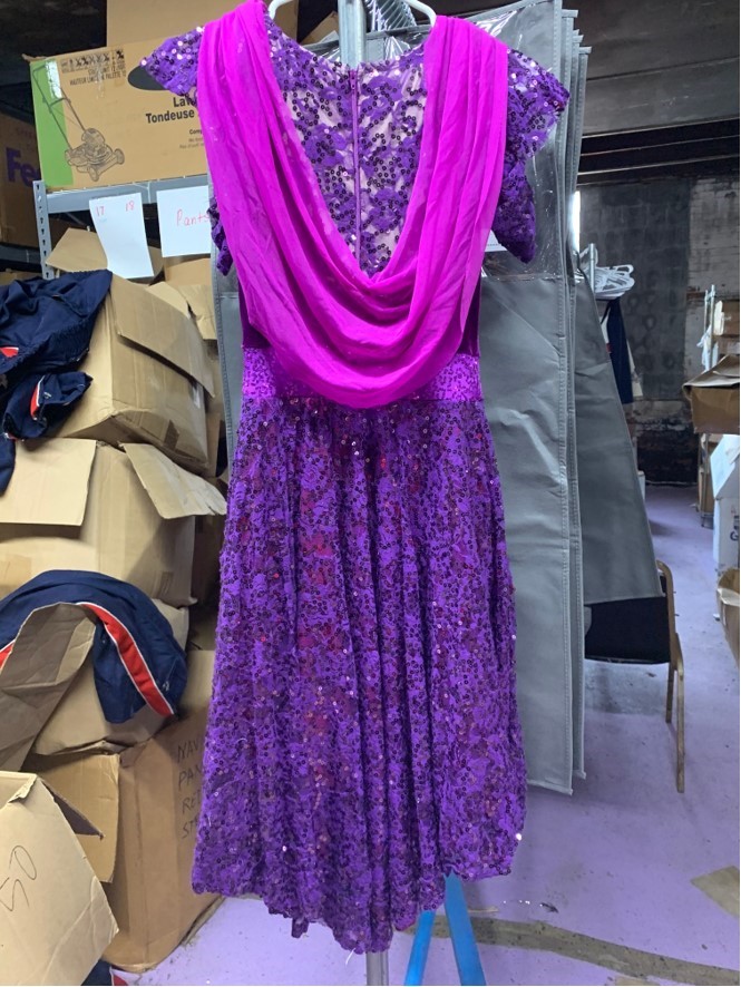 Set of 5 Purple Guard/Band Front Dresses