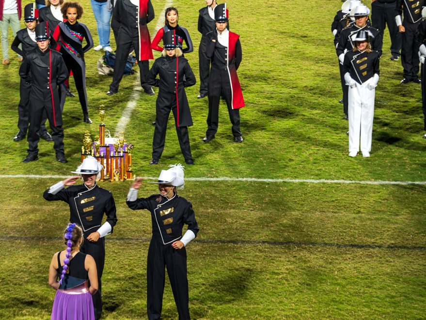 Black & Gold Used Marching Band Uniforms
