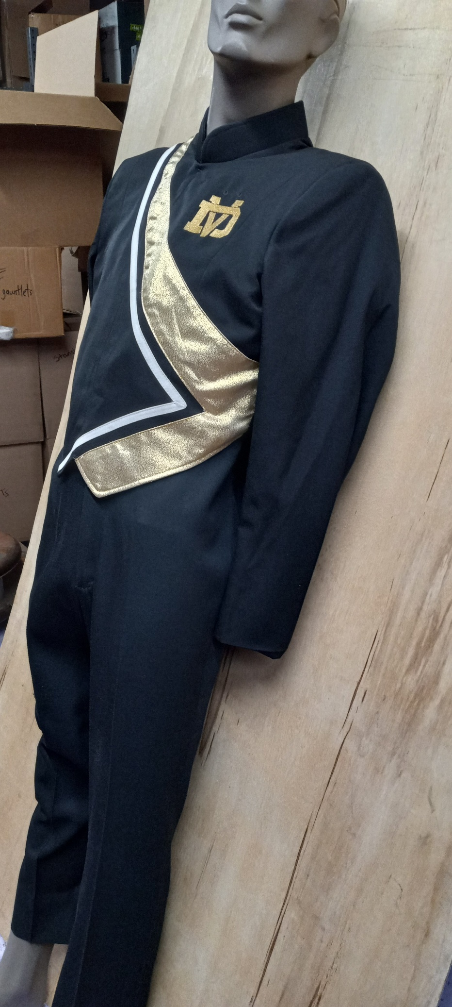 Set of 62 Navy, Gold, White & Black Marching Band Uniforms Item Description: This is a very nice set