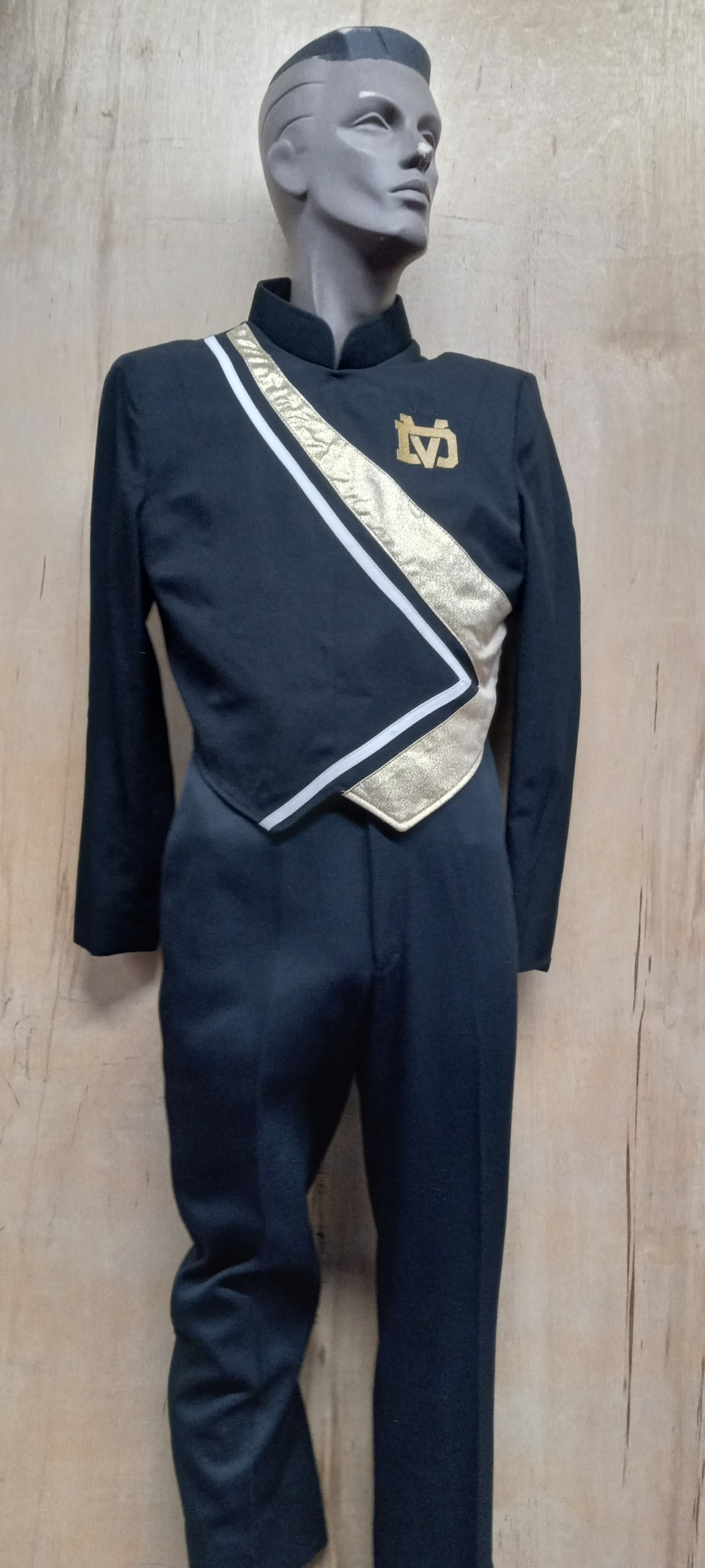 Set of 62 Navy, Gold, White & Black Marching Band Uniforms Item Description: This is a very nice set