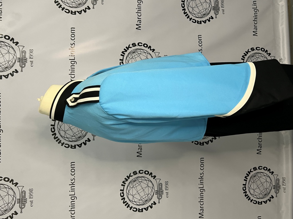 Set of 72 Carolina/Columbia Blue and Black Marching Band Uniforms