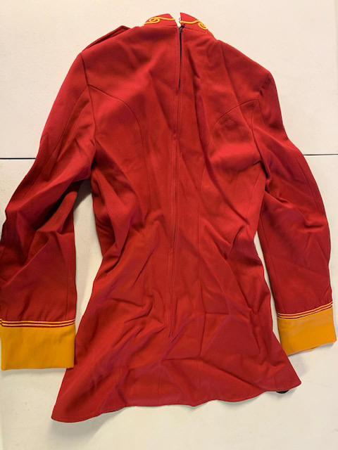 Set of 47 Red and Gold Traditional Band Front Uniforms with lots of options