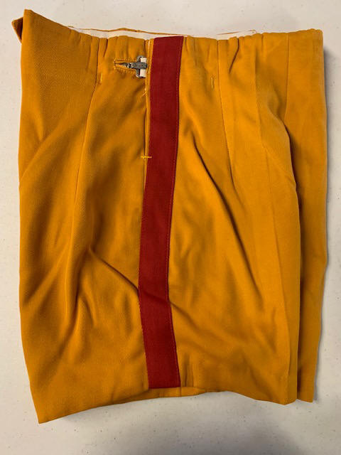 Set of 47 Red and Gold Traditional Band Front Uniforms with lots of options