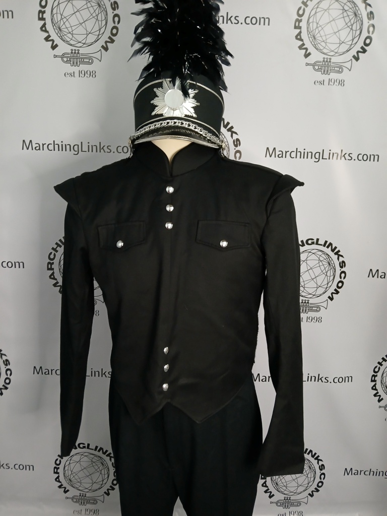 Set of 70 Black Marching Band Uniforms