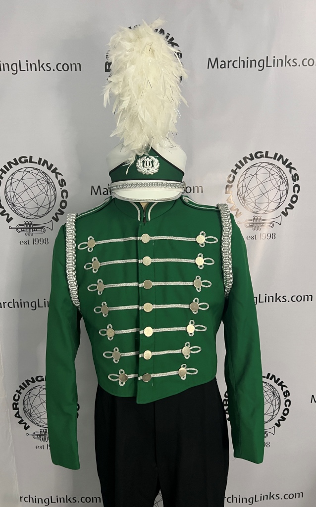 Set of 150+ Green & White Marching Band