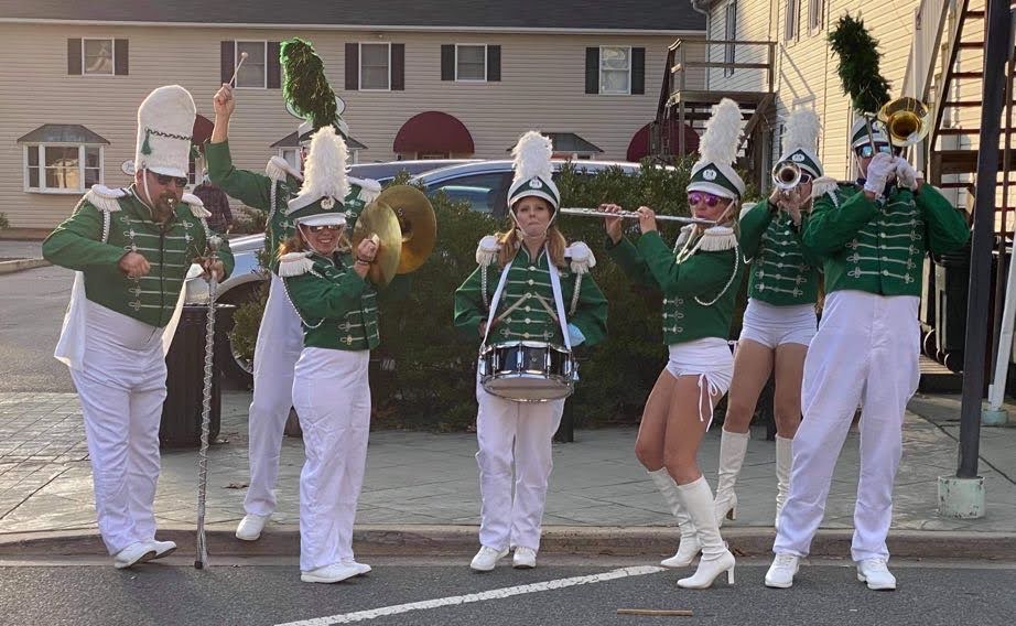 Set of 150+ Green & White Marching Band