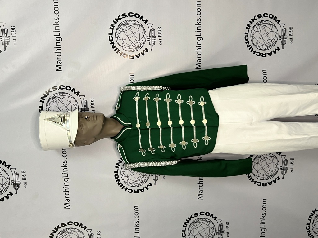 Set of 150+ Green & White Marching Band