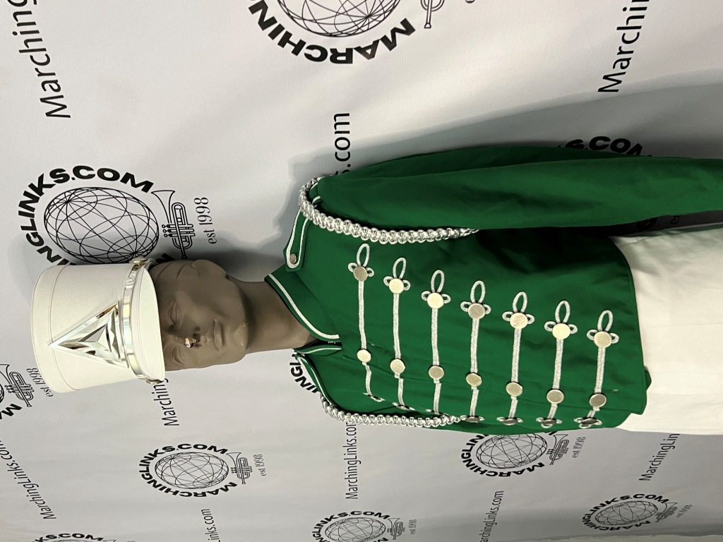 Set of 150+ Green & White Marching Band