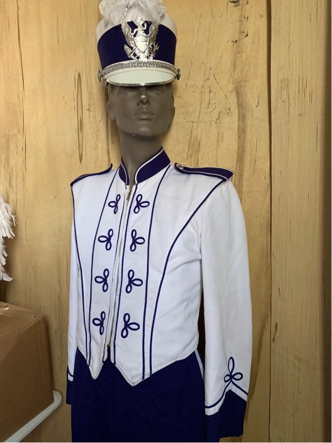 120+ Traditional Purple and White Marching