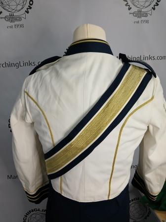 160 Traditional Navy, White and Gold