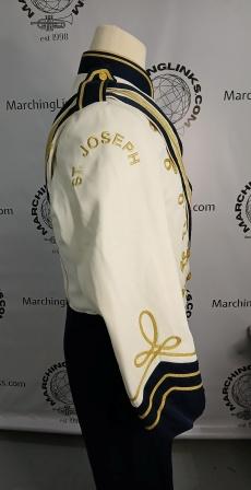160 Traditional Navy, White and Gold