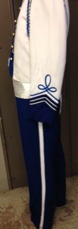 Set of 80+ White, Blue and Silver Marching Band