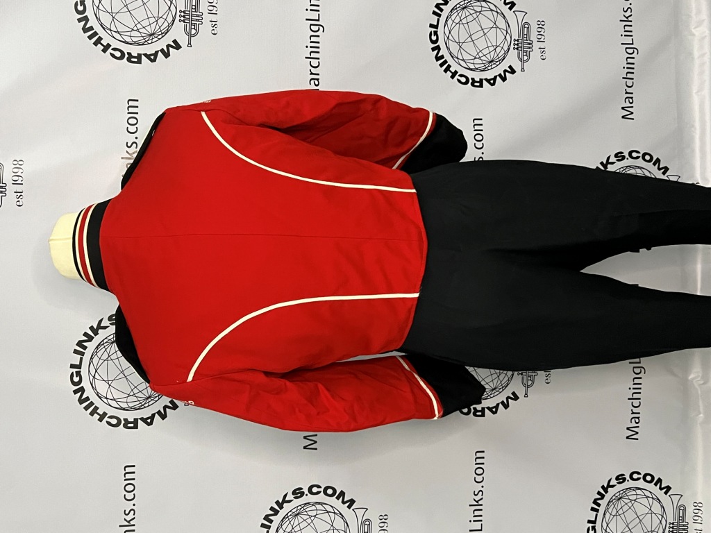 60 +/- Complete Sets of Red, Black and White DeMoulin Marching Band