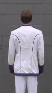 Traditional Royal Blue and White Marching Band Uniforms