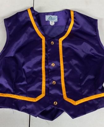 Set of 45+ Purple, White and Yellow Band Front Skirts & Vests