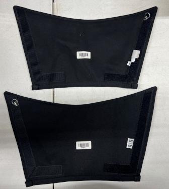 45 Pairs of Black and Red Polyester Gauntlets
