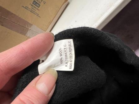 94 Black Wool Berets available in any quantity This is a set of 94 black, wool berets in g