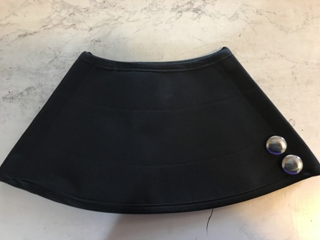 Item#0110BlackFabricGauntlets