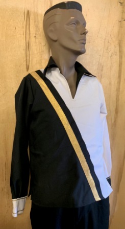 Set of 6 Black/Gold/White Tunics and 16 skirts This is a set of 6 black, gold and white pullover tun