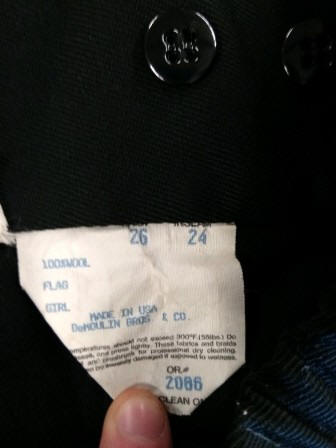 Set of 33 Used Black Skirts This is a set of 33 used black band front skirts made by DeMoulin. They 