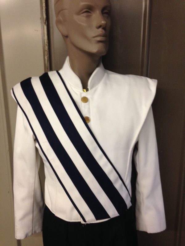 Set 59 Navy and White Marching Band Jackets