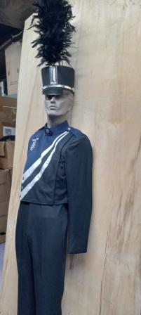 Set of 53+/- Navy and Black Marching Band Uniforms