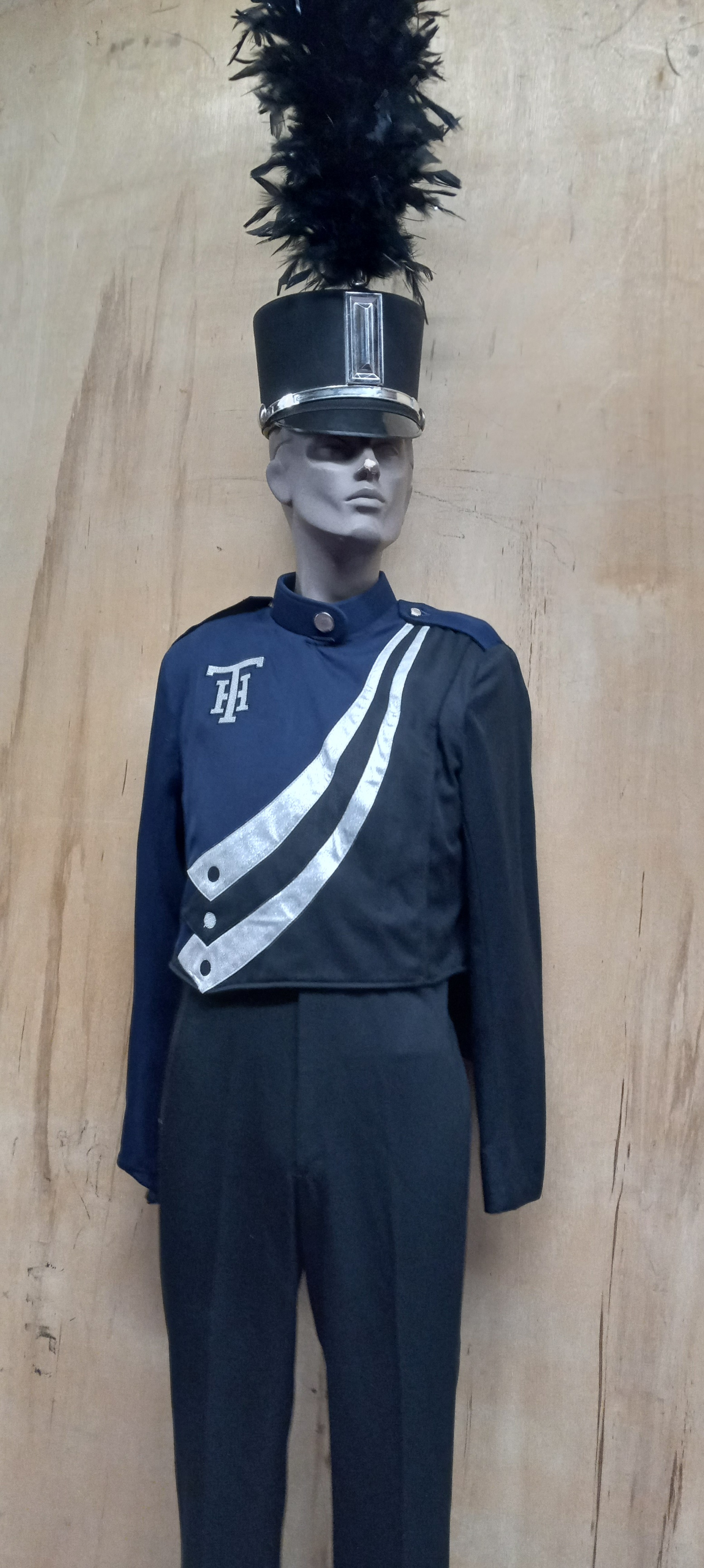 Set of 53+/- Navy and Black Marching Band Uniforms