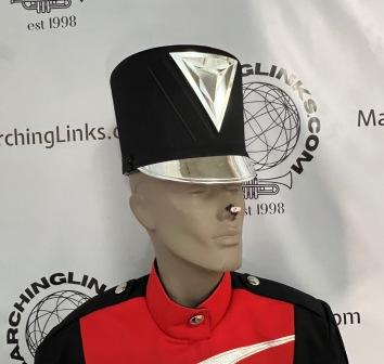 210 Red, Black and Silver Marching Band Uniforms with Lots of Extras! May be sold as a 1/2 Lot Item 