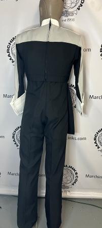 Lot of 185 Blue, Black and Gray Marching Band Uniforms (may be sold in 1/2 lot)