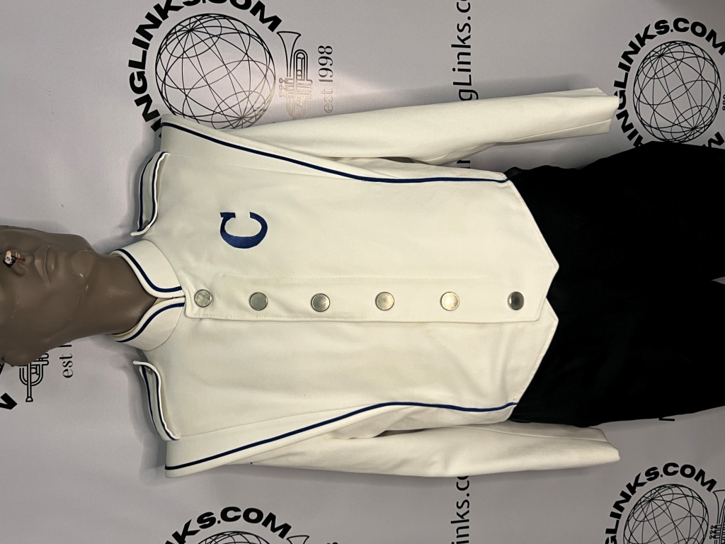 Set of 44 Royal Blue and White Marching Band Uniforms