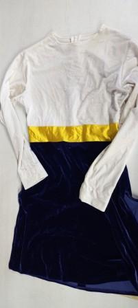 Set of 21 Purple, White and Yellow Band Front Tunics