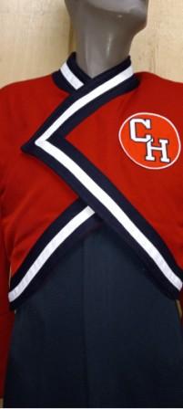 Set of 100 � Red, White and Navy Used Marching Band Uniforms