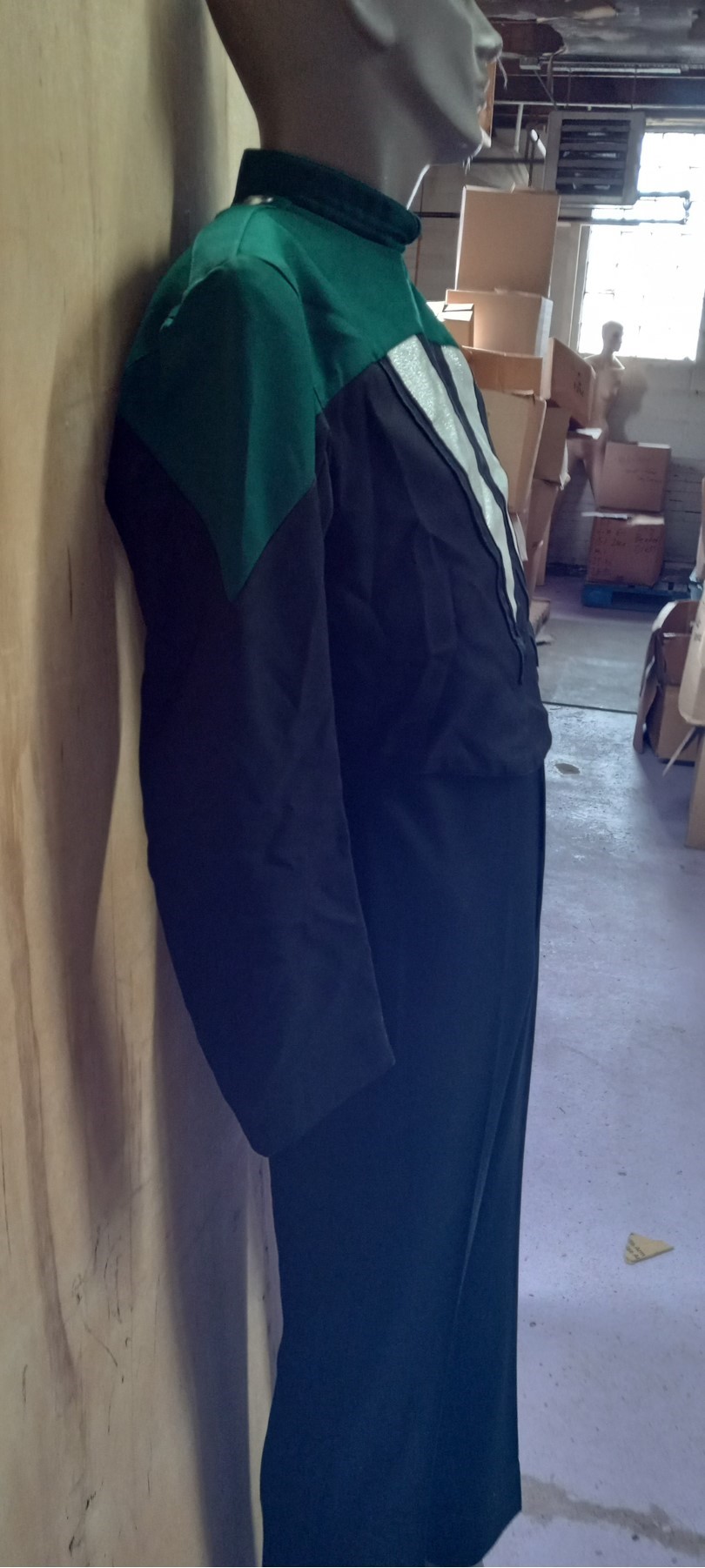 Set of 232+/- Dark Green, Black and White Marching Band Uniforms Item Description: This is a set of 
