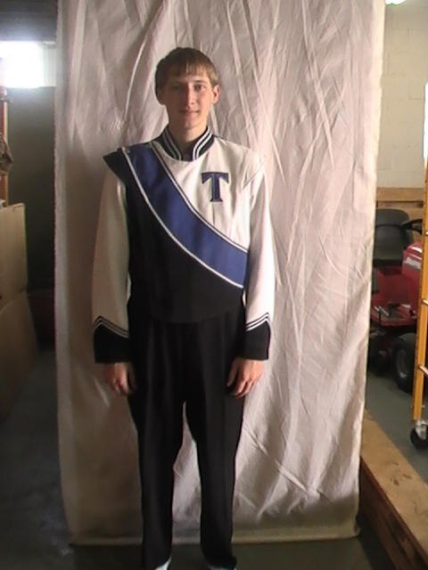 87 Black, Royal & White Band Uniform