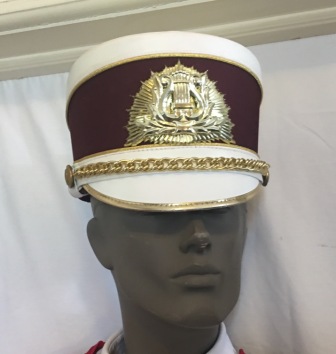Item Description: This is a set of approximately 160 gently used burgundy and white marching band un