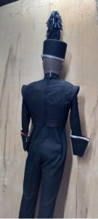 Set of 161+/- Royal Blue, Red, White and Silver Cesario Marching Band Uniforms For sale in lots of 5