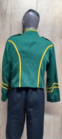 Green, Yellow & Black Marching Band Uniforms up to 200+ available