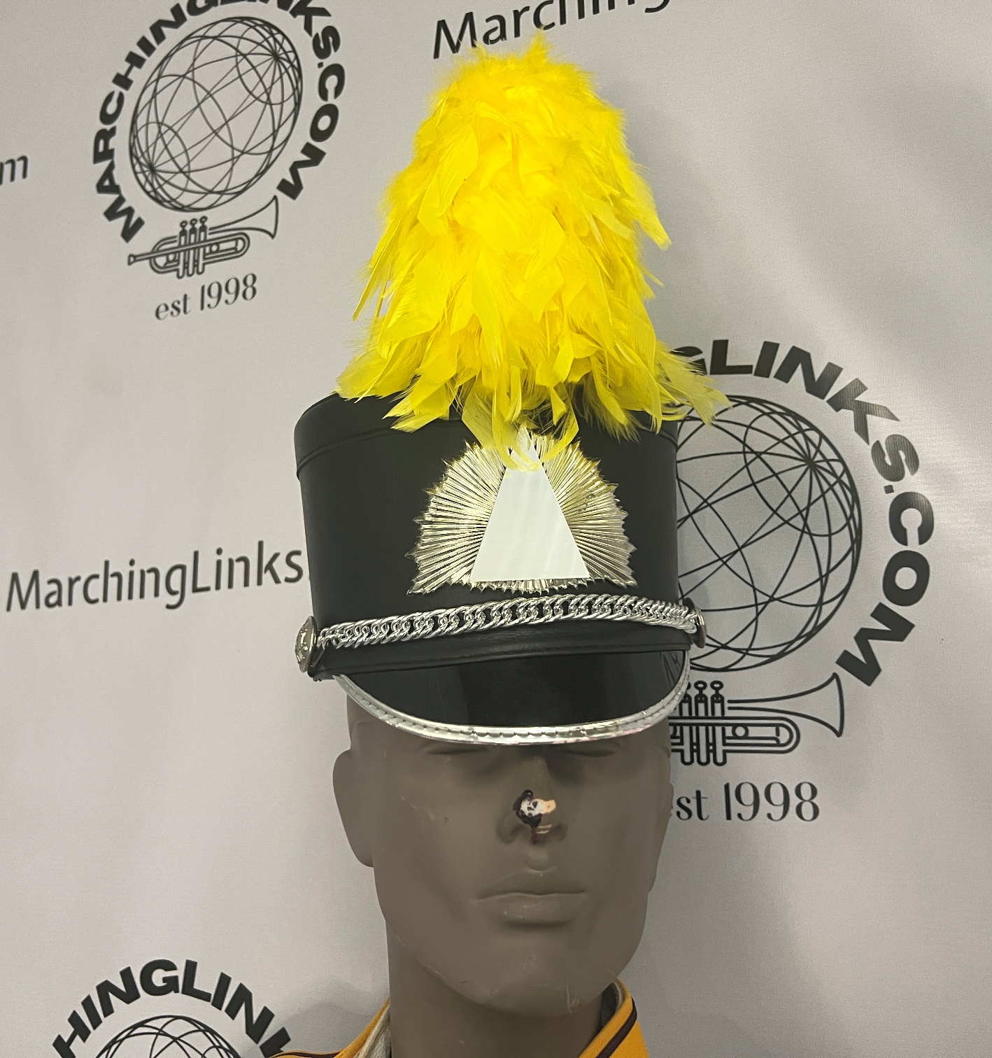 150 9” Yellow Feather Plumes - Also