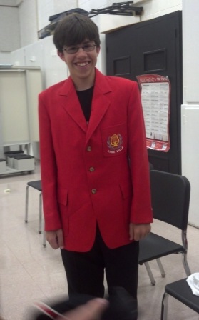 Set of Red and Black Concert Band Uniforms