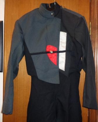 Large Set of 255 Grey, Red and Black Used Marching Band Uniforms Item Description: This is a lot of 