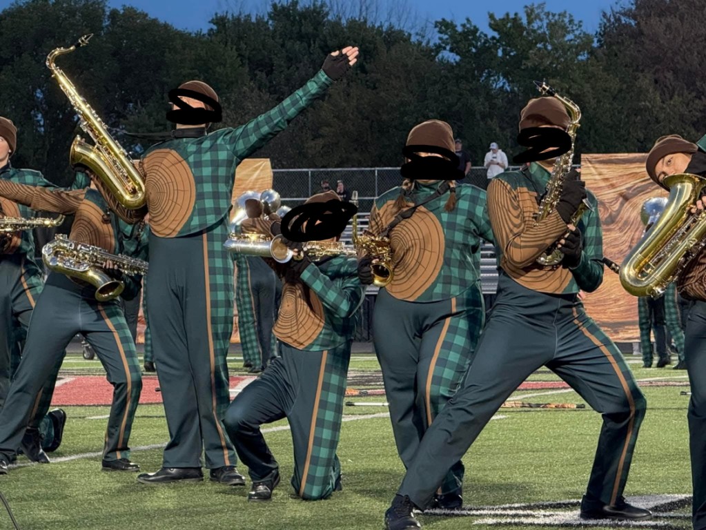 134 +/- McCormick Green and Brown Woodgrain Buffalo Plaid Uniform Set