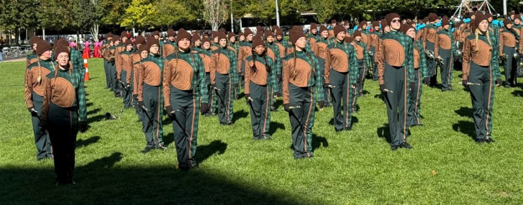 134 +/- McCormick Green and Brown Woodgrain Buffalo Plaid Uniform Set