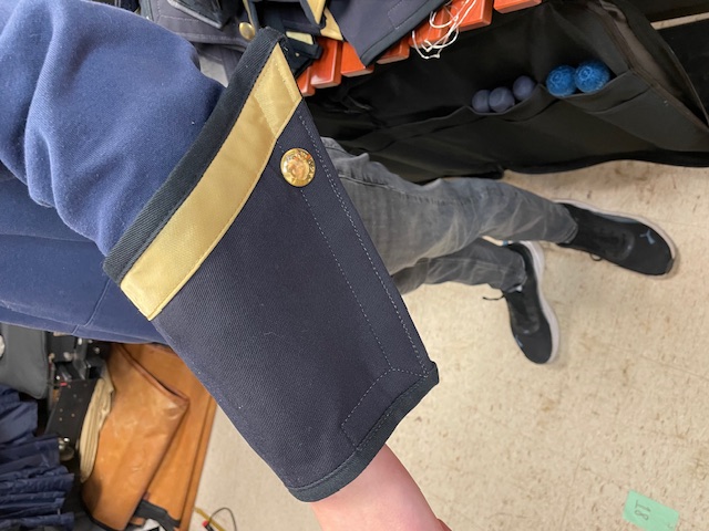 30 Used Black and Gold Gauntlets