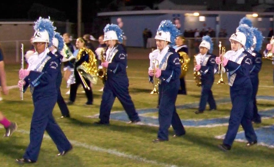 Set of 70+ Blue and Black Marching Band Uniforms