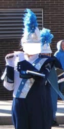 Set of 70+ Blue and Black Marching Band Uniforms